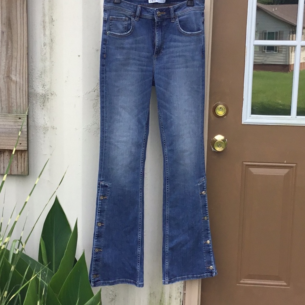 Zara Blue Boot Cut Jeans